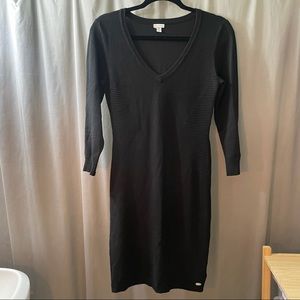 Guess Bodycon Long Sleeve Sweater Dress